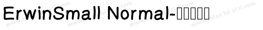 ErwinSmall Normal字体转换
